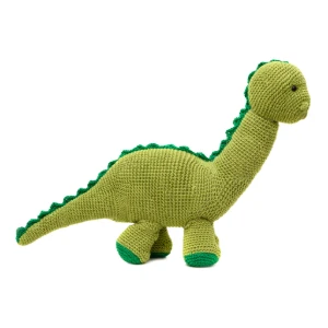 Dinossauro Grande Verde em Amigurumi - Artesanato e Personalizados