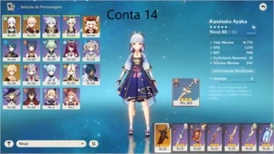 Conta top demais - Genshin Impact