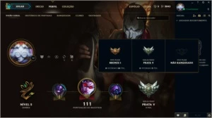 Conta League of Legends - Prata 5 - 24 Campeões LOL