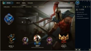 Conta LOL todos os campeões mais 92 skins tops,  Ouro 5 - League of Legends