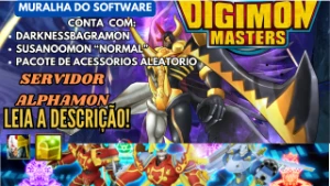 Conta Digimon Masters D.Bagra + Susano Normal + P.Acessorio - Digimon Masters Online DMO