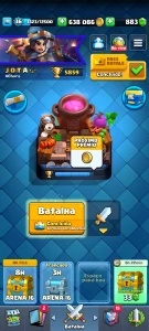 (Pacotão) 1 Conta De Clash Royale, Clash Of Clans E Brawl.