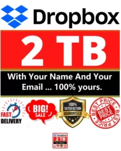Armazenamento de dropbox 2tb para a vida com garantia - Softwares e Licenças