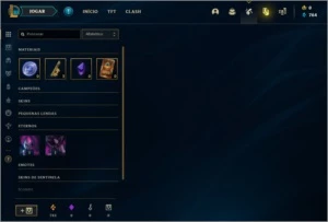 CONTA PLATINA COM BORDA NESSA SEASON 2022 PRA VENDER LOGO - League of Legends LOL