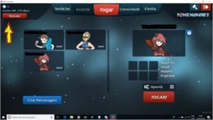 2 PERSONAGENS PELO PREÇO DE 1 NA PXG (Servidor Steel) VIP - PokeXGames