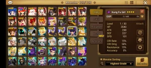 Summoners War Global com Cadiz Shizuka Alicia Ariel Triton