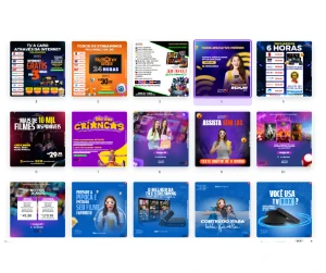 PACK DE ARTES IPTV  -  100% EDITÁVEIS NO CANVA   - Digital Services