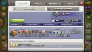 Conta Clash of clans cv7