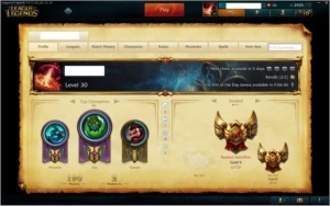 VENDO CONTA GOLD V LEAGUE OF LEGENDS LOL