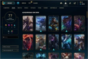 CONTA LOL 100 CHAMPS 80 SKINS, MAIS DE 500$ GASTO PROMOÇÃO - League of Legends