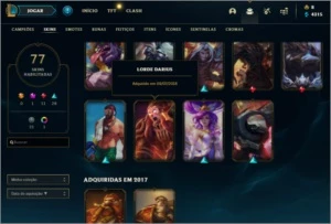 CONTA LOL 100 CHAMPS 80 SKINS, MAIS DE 500$ GASTO PROMOÇÃO - League of Legends