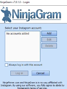 NinjaGram (bot do Instagram) 7.7.6.7 com atualização 7.8