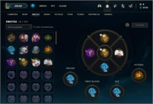 Conta unranked com 25 champs e 16 skins - League of Legends LOL