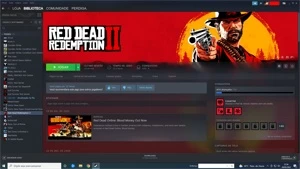 Conta de Steam 28 jogos, incluindo Red Dead Redemption 2