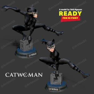 Catwoman_stylized STL - Outros