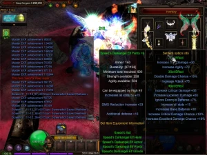 [MU Online – Hellheim] Kit ELF - Darkangel SET+BOW+LYRA