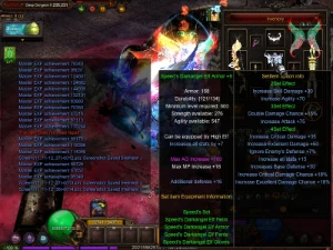 [MU Online – Hellheim] Kit ELF - Darkangel SET+BOW+LYRA