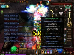 [MU Online – Hellheim] Kit ELF - Darkangel SET+BOW+LYRA