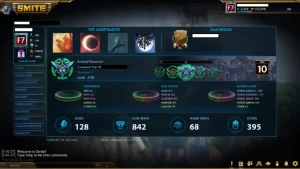 Conta Smite Beta Tester (892 skins) + Arconte + todos cofres
