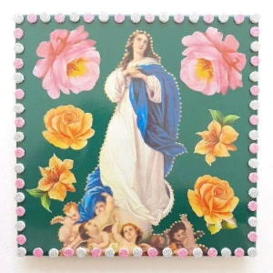 Quadrinho de Azulejo "N. S. da Conceição" - Artesanato e Personalizados