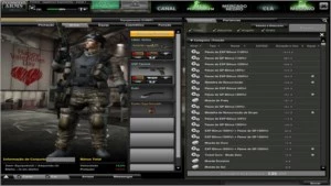 Conta - Combat Arms - de 2010 -  inventário de 9 milhões