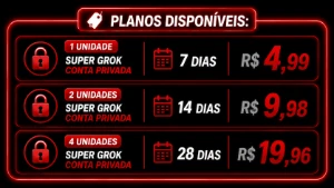 Super Grok |  30 Dias - Inteligência Artificial