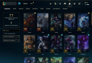Conta Platina 2 com 41 Champs e 15 Skins + 1 Fragmento - League of Legends LOL