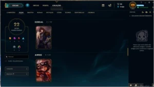 Conta League Of Legends - Lvl32 - Gold 3 LOL