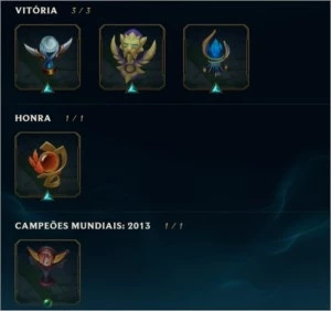 [LOL] Conta Diamond 1 todos os campeões borda mestre - League of Legends