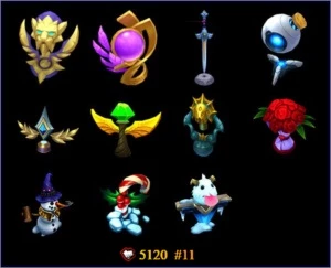 Ferro 1 / 48 Skins / 81 Campeões / Espólios / ETC - League of Legends LOL