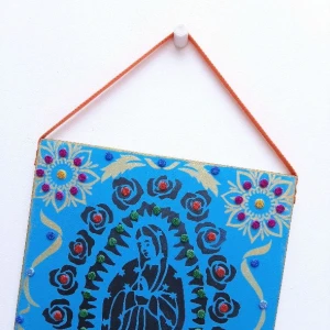 Quadro Mexicano N. S. de Guadalupe G - Artesanato e Personalizados