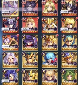Conta Rank Lendário Saint Seiya Servidor A6 Aries - Saint Seiya Awakening SSA
