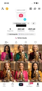 Conta Do Tiktok Monetizada +20,1K Seguidores