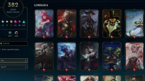 Conta [Monochampion] Mono Aatrox+Croma Elite Drx+ Skins 382- - League of Legends LOL
