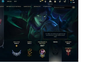 Conta LOL 256 Skins - League of Legends