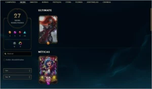 Conta Ouro 1 - League of Legends: Wild Rift LOL WR