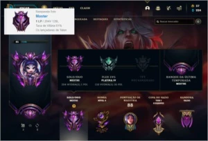 Conta MESTRE com 50 Champs e 32 skins (1 Prestigio) - League of Legends LOL