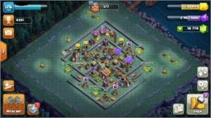 CV 12 + BASE CONSTRUTOR 9 + 10K GEMAS - Clash of Clans