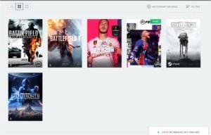 CONTA ORIGIN COM FIFA 21 E OUTROS JOGOS