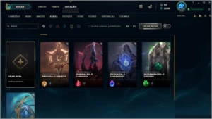 Conta League of Legends Platina 160 skins tds personagens LOL