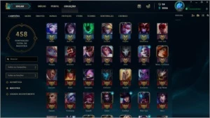 Conta League of Legends Platina 160 skins tds personagens LOL