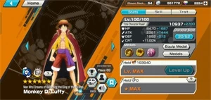 Conta One Piece BR 5 Extreme Shanks Red Luffy Yamato+2.2k RD - One Piece Bounty Rush OPBR