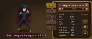 Starter Dark Megumi LD5 - 12/08/2024 - Summoners War