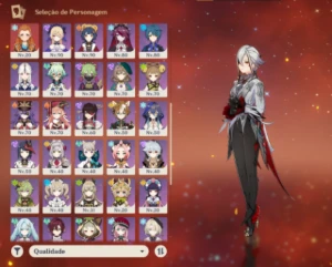 Conta Com 24 (5 Estrelas) - Genshin Impact