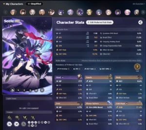 Conta Honkai Star Rail Ar 52 Com Cyrene/Archer/Dan Heng  Pt - Honkai: Star Rail