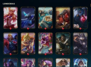 Vendo Conta Lol Com Todos Os Champs + 261 Skins - League of Legends