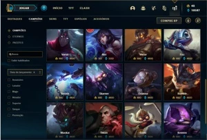 Conta prata 4 com 135 Champs e 125 Skins - League of Legends LOL