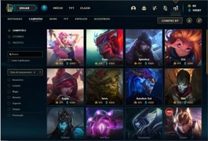 Conta prata 4 com 135 Champs e 125 Skins - League of Legends LOL