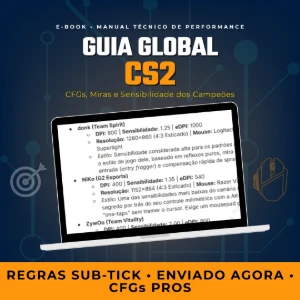 Guia Global CS2: CFGs, Miras e Sensibilidade dos Campeões - Counter Strike