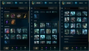Conta Ouro 3 COM MUITO ESPOLIO DE SKINS - League of Legends LOL